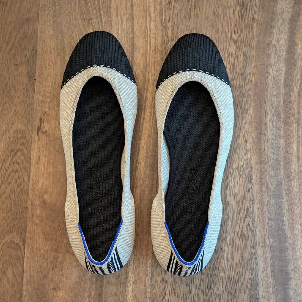 Rothy's The Square Flats size 7.5 Like NEW